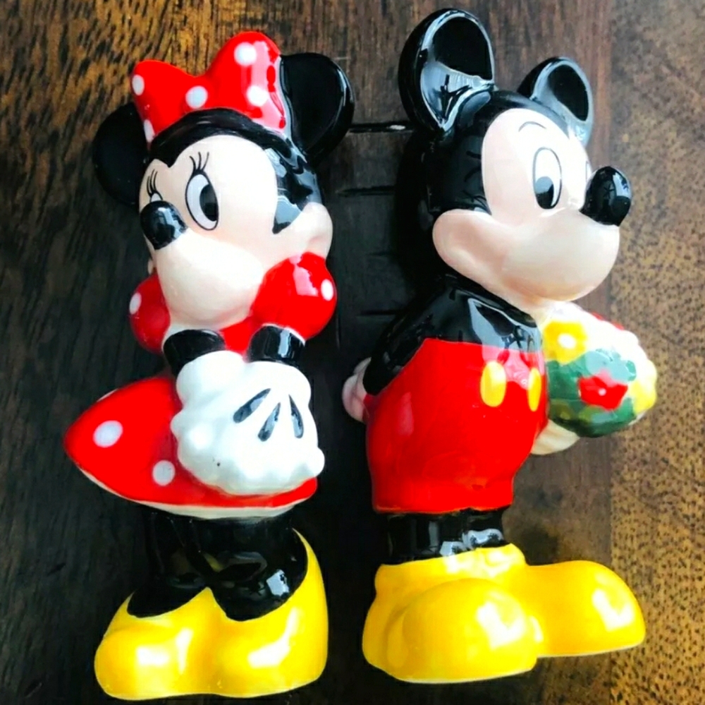 Mickey and Minnie Salt & Pepper Shakers